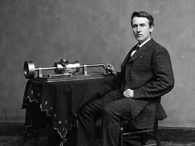 Thomas Edison - fonografo