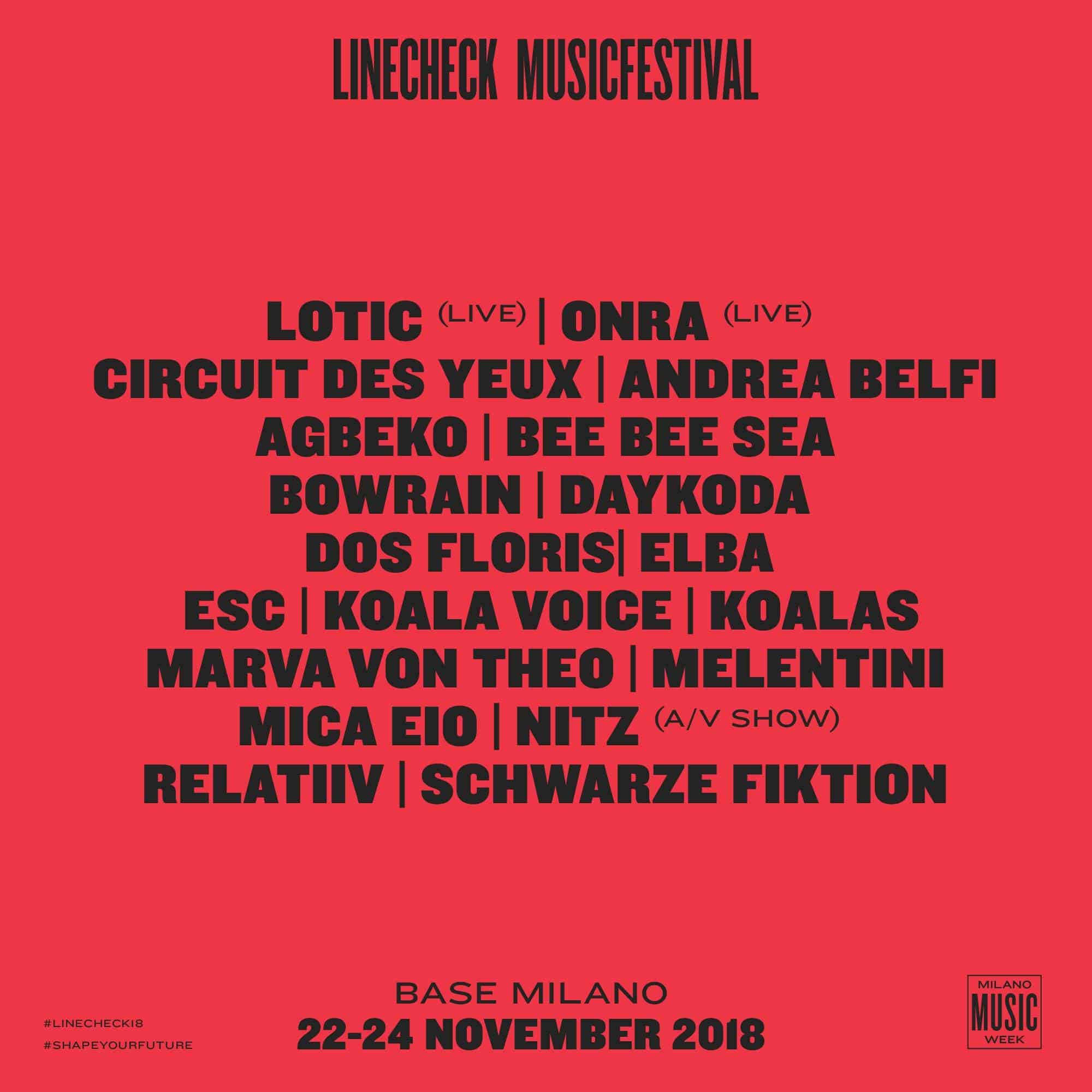 Linecheck Music Meeting and Festival 2018