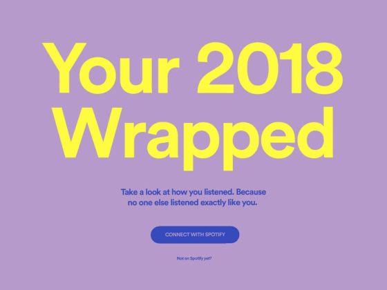 Spotify Wrapped 2018