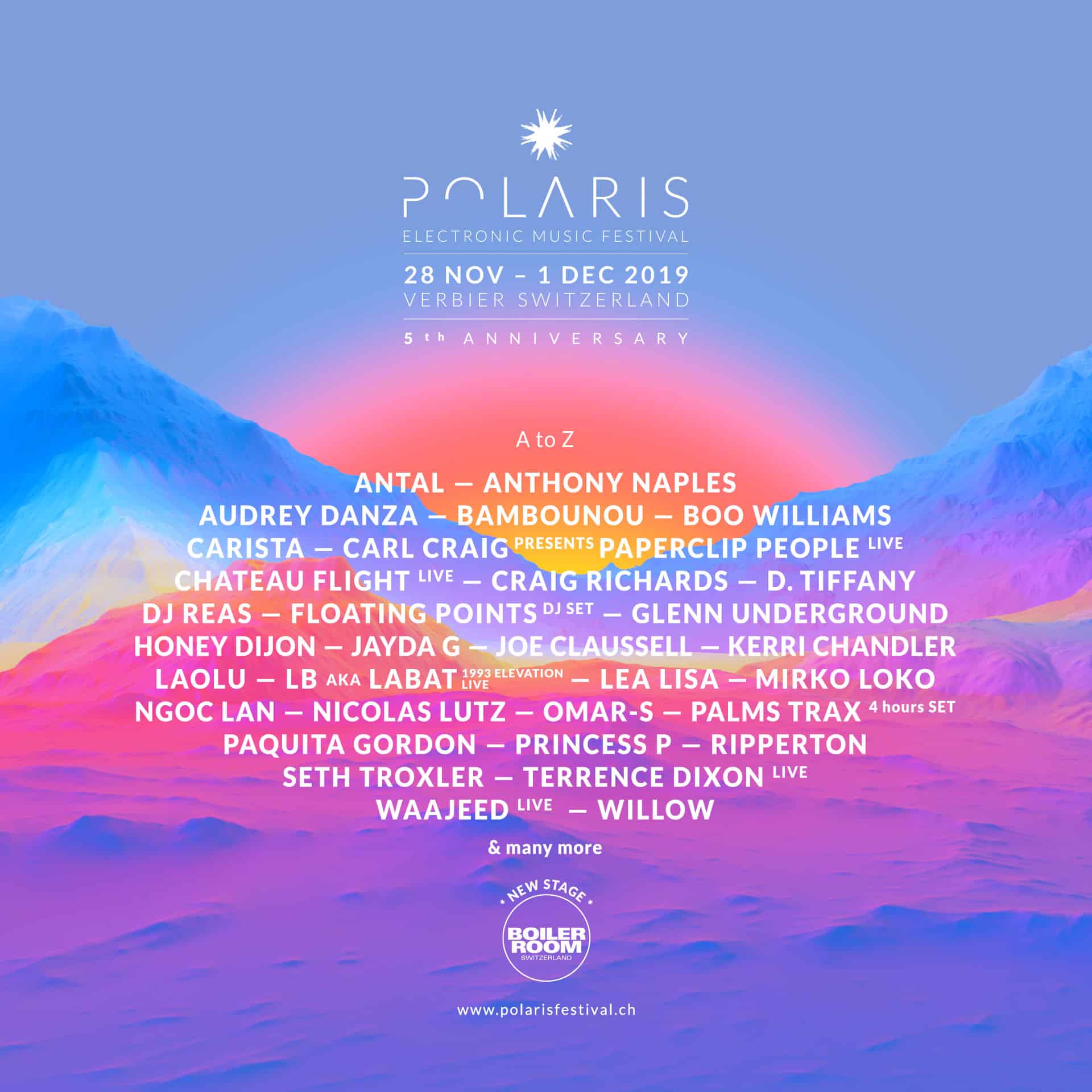 Polaris Festival 2019 - Lineup