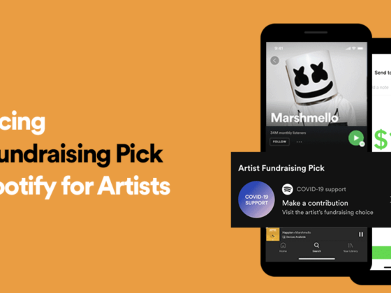 Spotify Artist Fundraising Pick