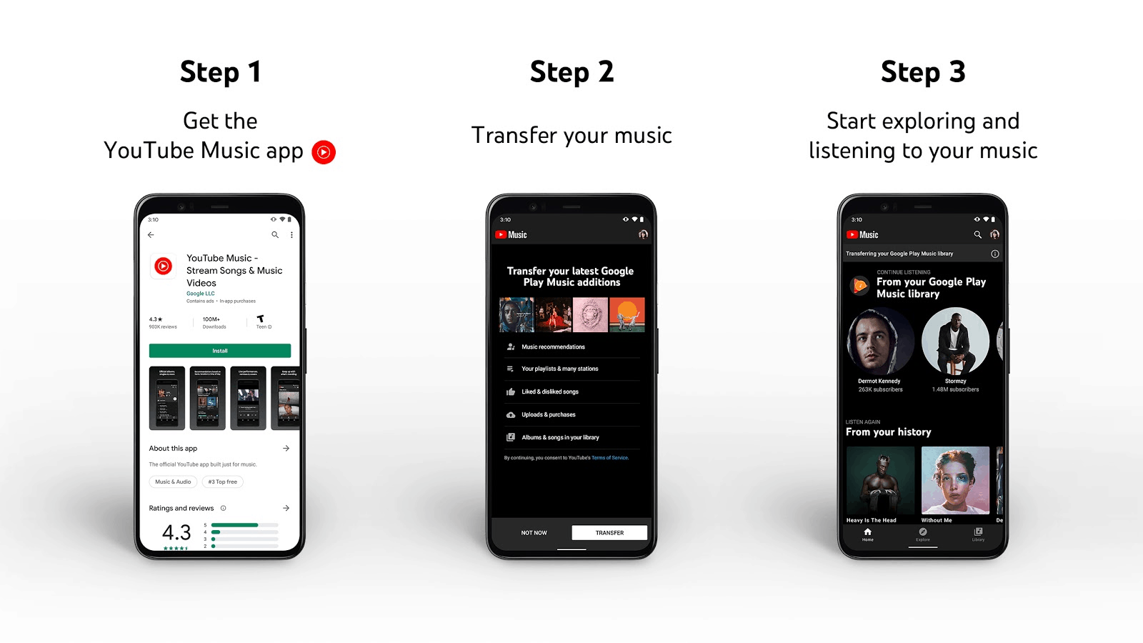 Google Play Music - Trasferisci