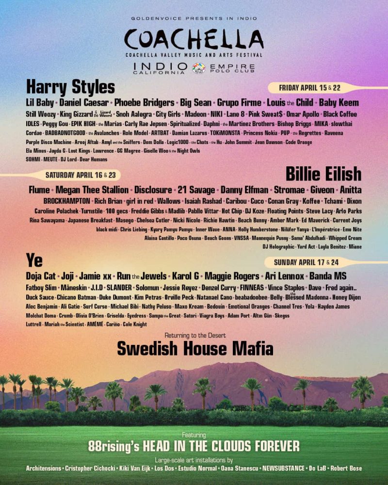 Coachella 2022 - Lineup