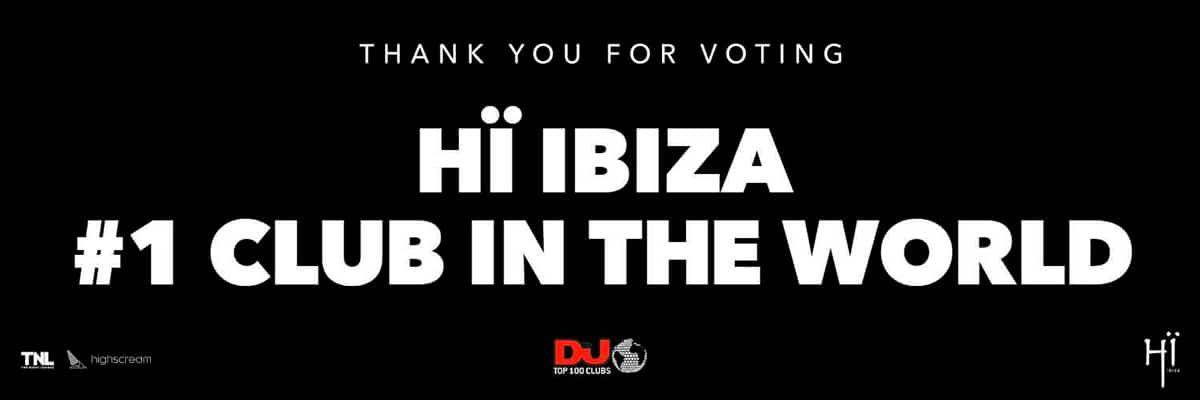 DJ Mag Top 100 Clubs 2022 - Hï Ibiza