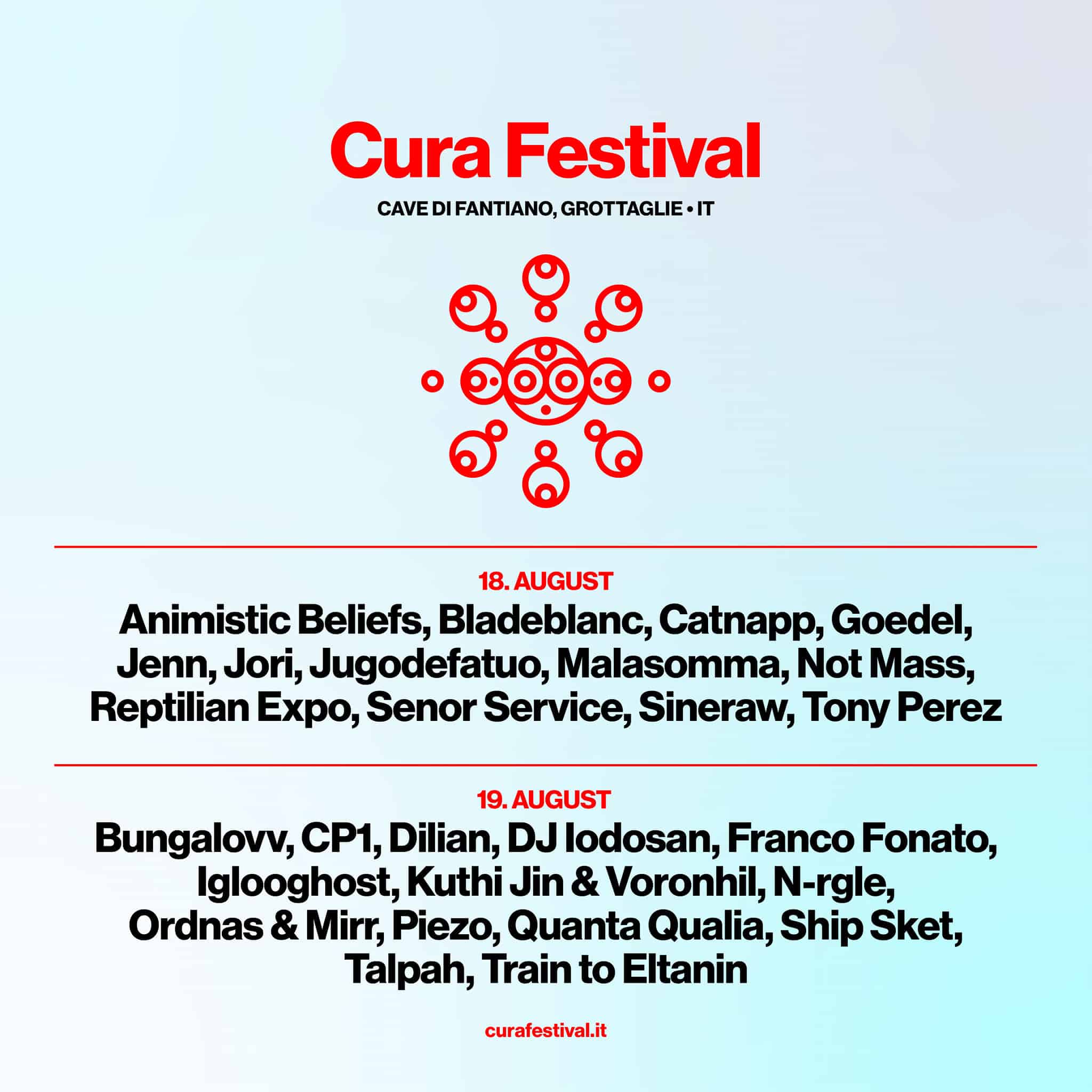 Cura Festival 2022 - Lineup