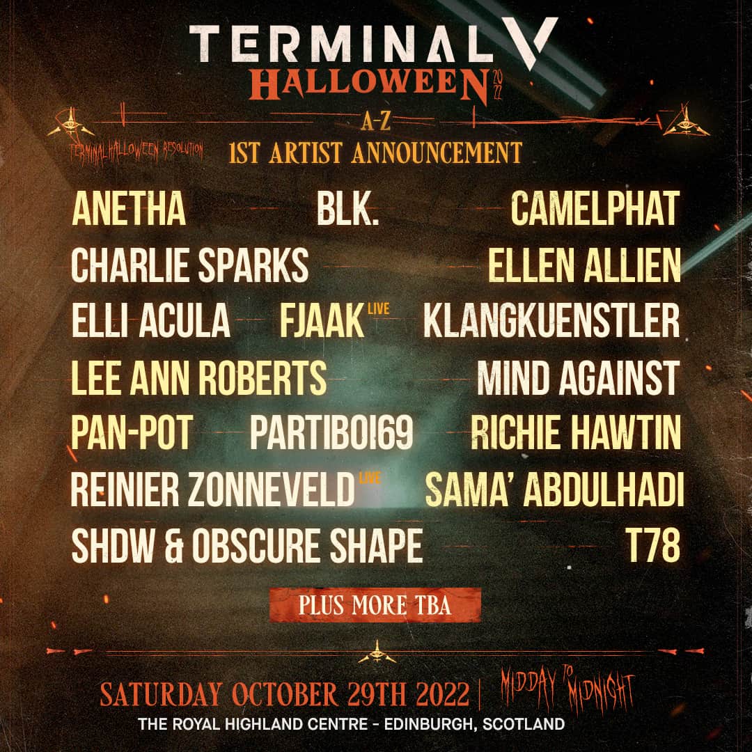 Terminal V Halloween 2022 - Lineup