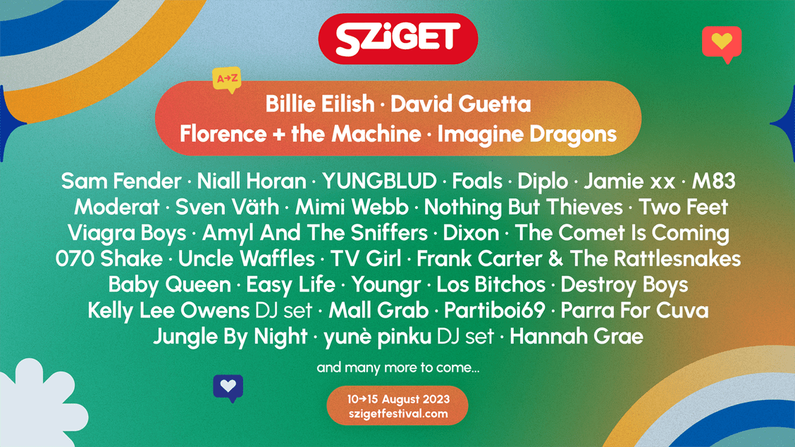 Sziget Festival 2023 - Primi artisti